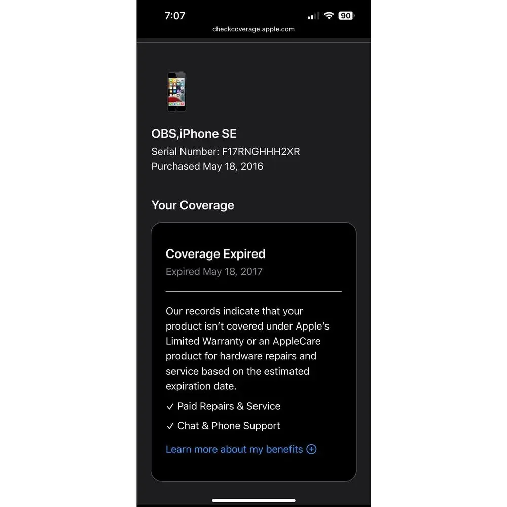 Apple iPhone SE 1st Gen 16GB Rose Gold Verizon Locked Cracked Screen Battery 92%